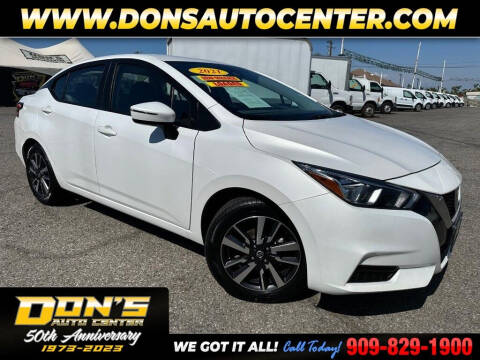 2021 Nissan Versa for sale at Dons Auto Center in Fontana CA