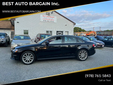 2016 Audi A4 for sale at BEST AUTO BARGAIN inc. in Lowell MA