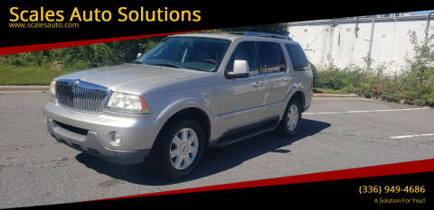 2005 Lincoln Aviator for sale at Scales Auto Solutions in Madison NC