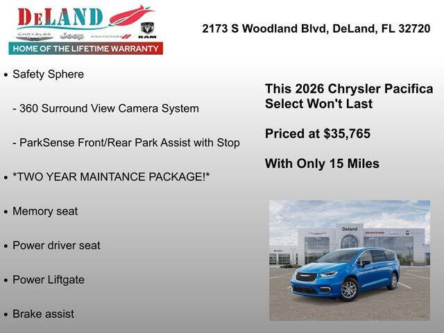 2026 Chrysler Pacifica Select