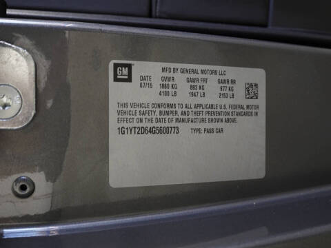 2016 Chevrolet Corvette Z06