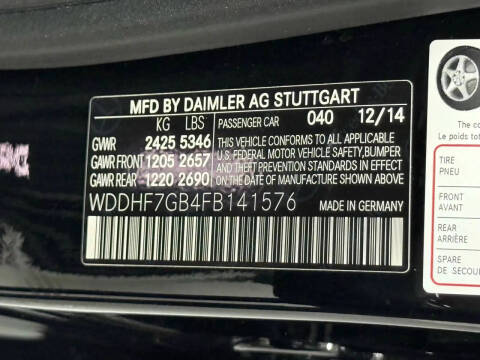 2015 Mercedes-Benz E-Class E 63 AMG S-Model