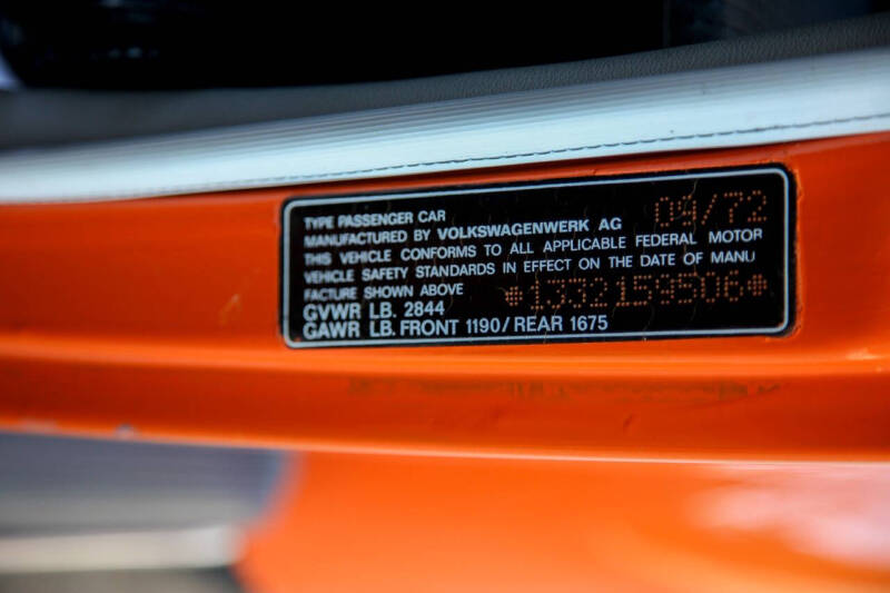 1972 Volkswagen Super Beetle