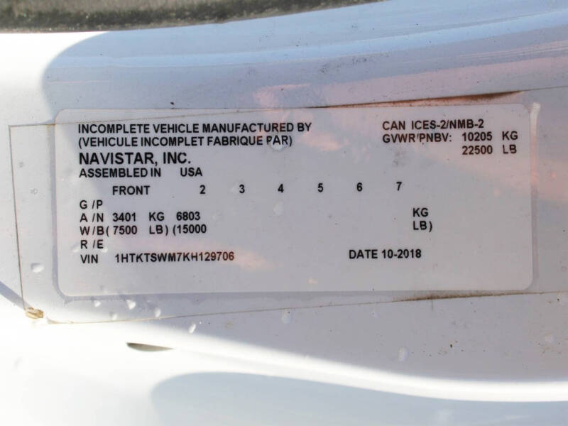 2019 International CV515