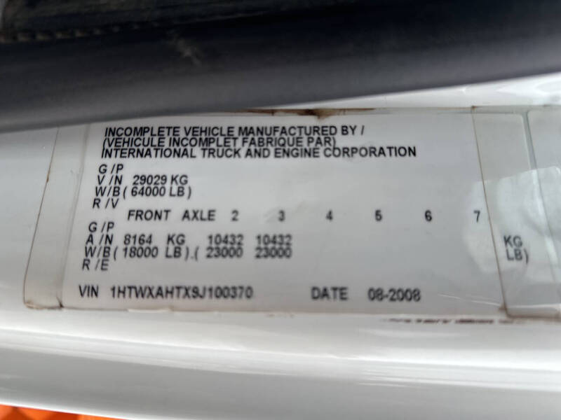 2009 International WorkStar 7600