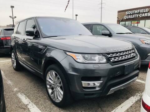 2017 Land Rover Range Rover Sport for sale at SOUTHFIELD QUALITY CARS in Detroit MI