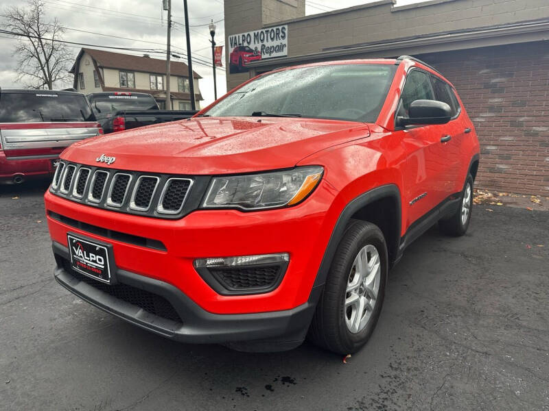 Used 2018 Jeep Compass Sport with VIN 3C4NJDAB0JT115390 for sale in Valparaiso, IN