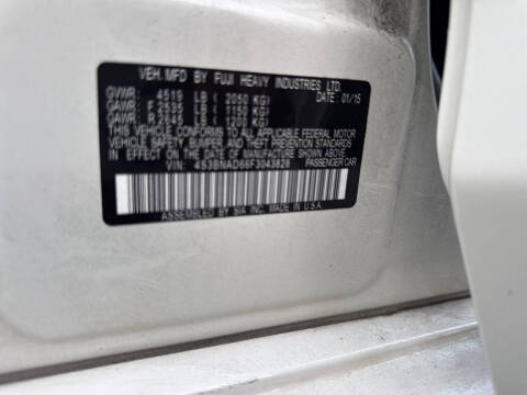 2015 Subaru Legacy 2.5i Premium