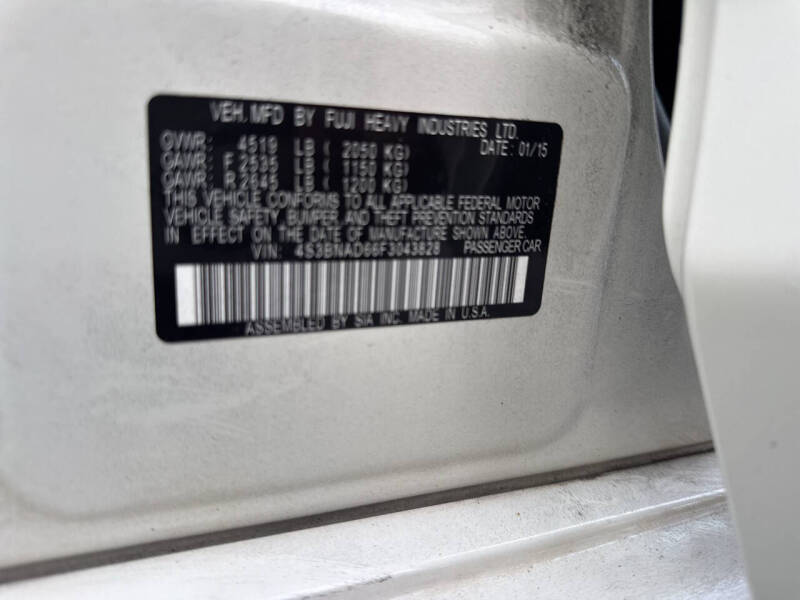 2015 Subaru Legacy 2.5i Premium