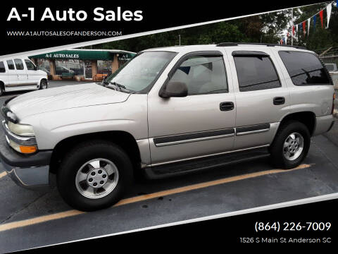 2004 Chevrolet Tahoe for sale at A-1 Auto Sales in Anderson SC