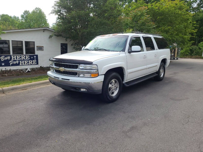 2002 Chevrolet Suburban for sale at TR MOTORS in Gastonia NC