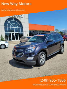 2016 Chevrolet Equinox for sale at New Way Motors in Ferndale MI
