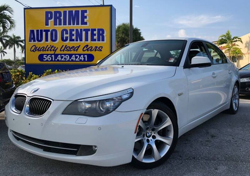 2010 BMW 5 Series for sale at PRIME AUTO CENTER in Palm Springs FL
