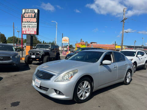 2013 Infiniti G37 Sedan for sale at City Motors in Hayward CA