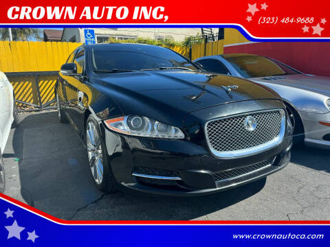 2011 Jaguar XJL for sale at CROWN AUTO INC, in South Gate CA