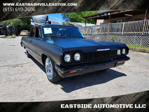 1964 Chevrolet Impala for sale at EASTSIDE AUTOMOTIVE LLC in Nashville TN