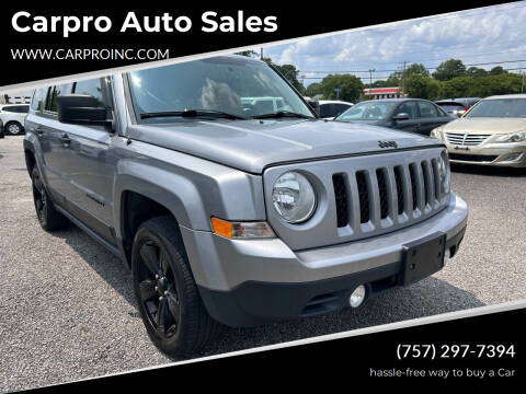 2015 Jeep Patriot for sale at Carpro Auto Sales in Chesapeake VA