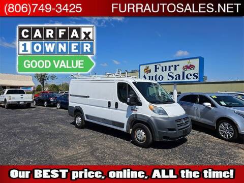 2017 RAM ProMaster for sale at FURR AUTO SALES in Lubbock TX