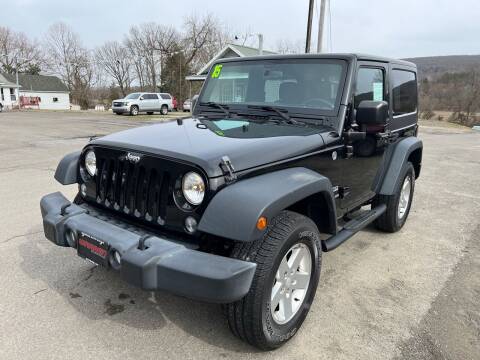 2015 Jeep Wrangler for sale at Warren Auto Sales in Oxford NY
