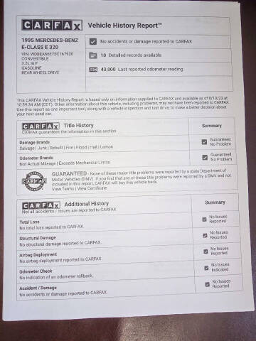 1995 Mercedes-Benz E-Class E 320
