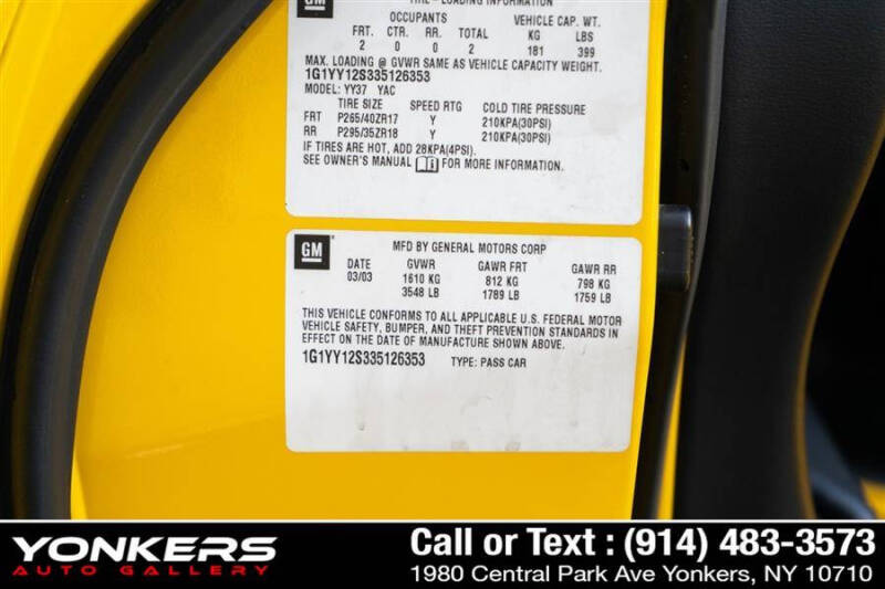 2003 Chevrolet Corvette Z06