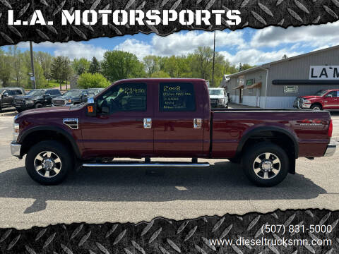 2008 Ford F-250 Super Duty for sale at L.A. MOTORSPORTS in Windom MN