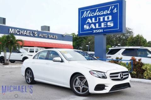 2018 Mercedes-Benz E-Class for sale at Michael's Auto Sales Corp in Hollywood FL
