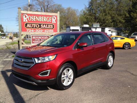 2017 Ford Edge for sale at Rosenberger Auto Sales LLC in Markleysburg PA