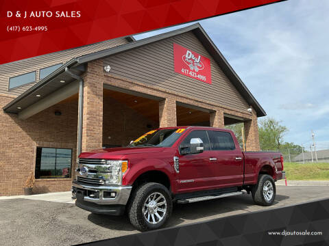 2017 Ford F-250 Super Duty for sale at D & J AUTO SALES in Joplin MO