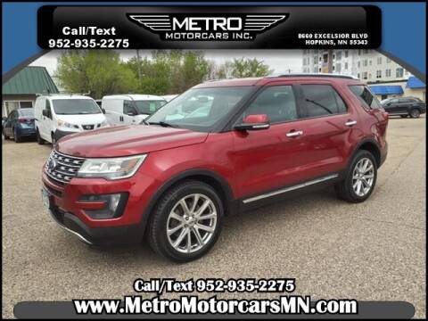 2016 Ford Explorer for sale at Metro Motorcars Inc in Hopkins MN