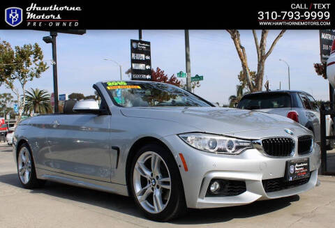 2015 BMW 4 Series for sale at Hawthorne Motors Pre-Owned in Lawndale CA