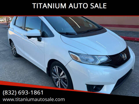 2017 Honda Fit for sale at TITANIUM AUTO SALE in Houston TX