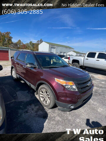 2011 Ford Explorer for sale at T W Auto Sales in Science Hill KY