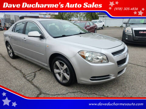 2008 Chevrolet Malibu for sale at Dave Ducharme's Auto Sales in Lowell MA