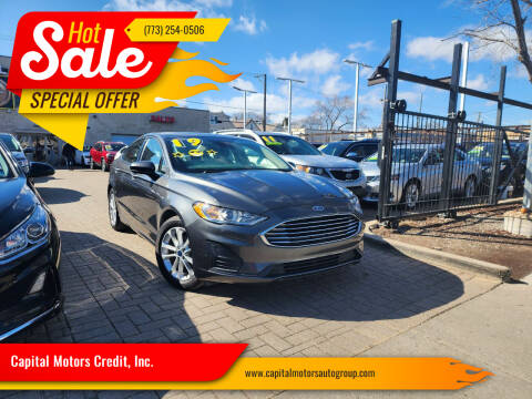 2019 Ford Fusion for sale at Capital Motors Credit, Inc. in Chicago IL