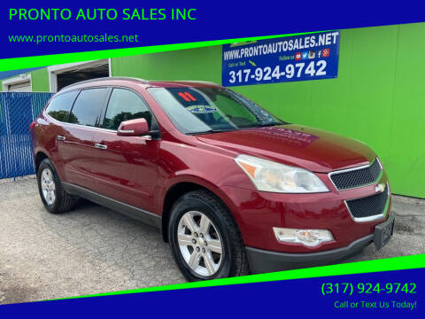 2011 Chevrolet Traverse for sale at PRONTO AUTO SALES INC in Indianapolis IN