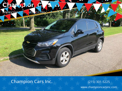 2022 Chevrolet Trax for sale at Champion Cars Inc. in Philadelphia PA