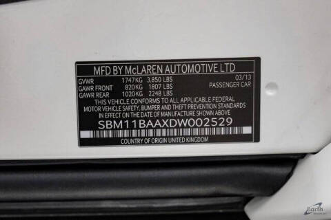 2013 McLaren MP4-12C Spider