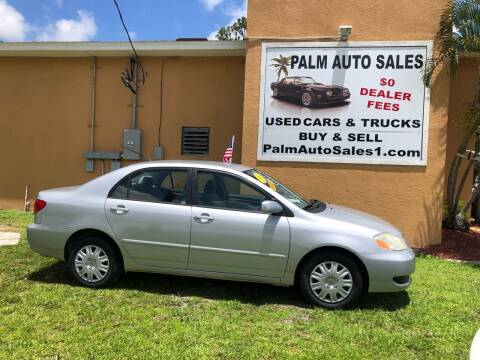 2007 Toyota Corolla for sale at Palm Auto Sales in West Melbourne FL