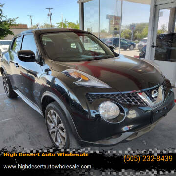 2017 Nissan JUKE for sale at High Desert Auto Wholesale in Albuquerque NM