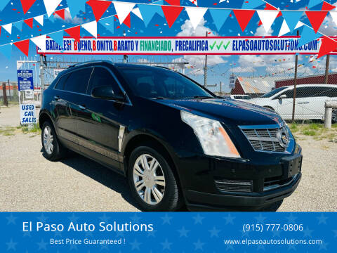 2012 Cadillac SRX for sale at El Paso Auto Solutions in El Paso TX