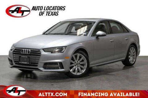 2018 Audi A4 for sale at AUTO LOCATORS OF TEXAS in Plano TX