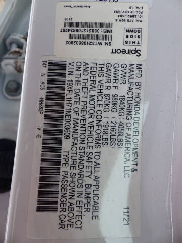 2022 Honda Civic EX-L