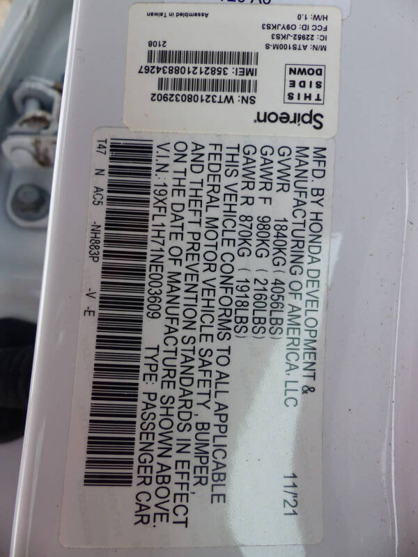 2022 Honda Civic EX-L