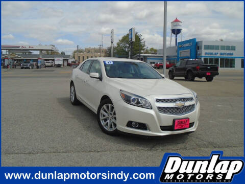 2013 Chevrolet Malibu for sale at DUNLAP MOTORS INC in Independence IA