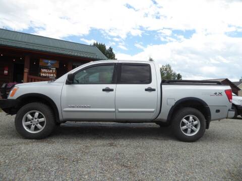 2008 Nissan Titan for sale at VALLEY MOTORS in Kalispell MT