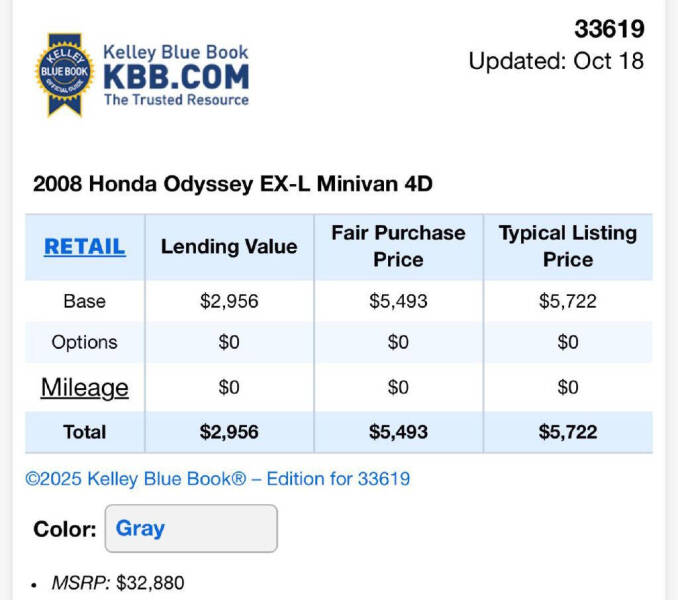 2008 Honda Odyssey EX-L