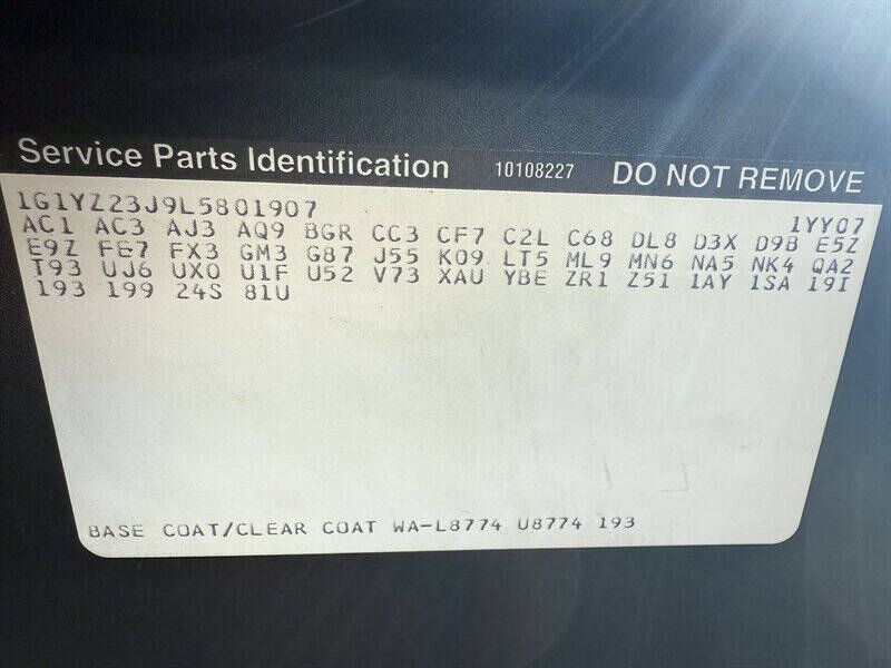 1990 Chevrolet Corvette ZR1