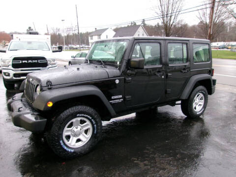 2015 Jeep Wrangler Unlimited for sale at Dansville Radiator in Dansville NY