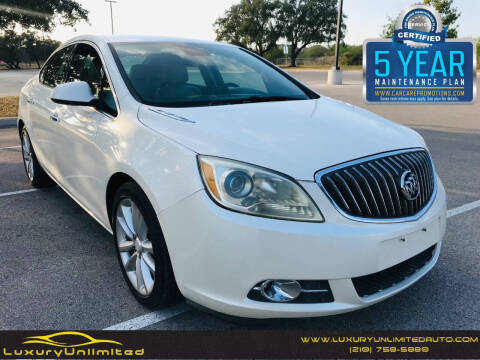 2013 Buick Verano for sale at LUXURY UNLIMITED AUTO SALES in San Antonio TX